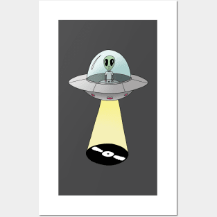 Alien Record Lover Posters and Art